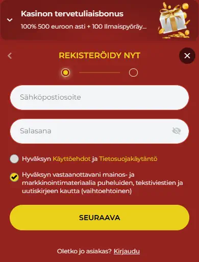 777Vault Sign Up
